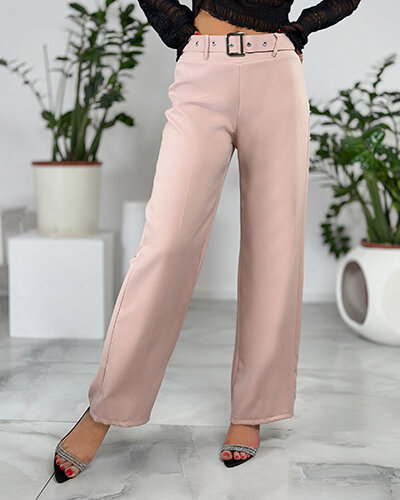 Royalfashion Women's wide fabric pants
