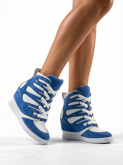 Royalfashion Women's sporty boots on a Pamstinsa heel