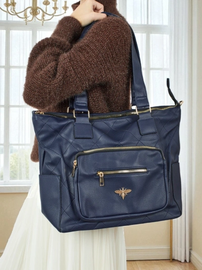 Women's shopper bag eco leather quilted Marvaya