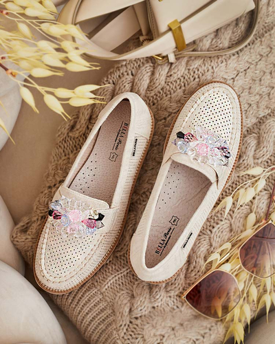 Royalfashion Mokasīni ar krāsainiem akmentiņiem Restea