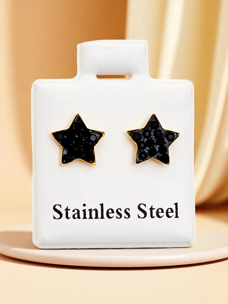 Royalfashion Women's star-shaped earrings
