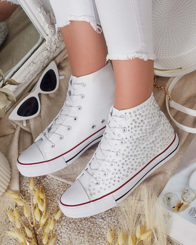 Royalfashion Women's sequined sneakers Shis