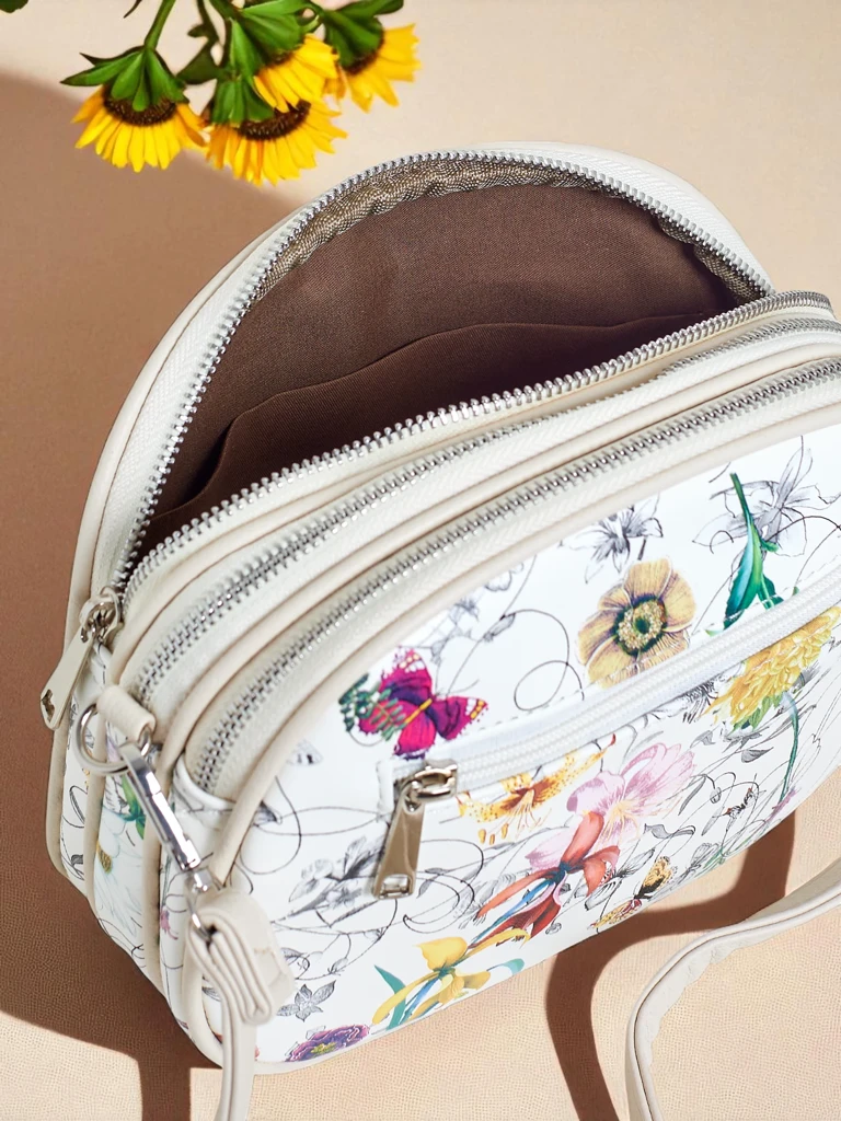 Royalfashion Mazā sieviešu rokassoma no ekoloģiskās ādas Floriana