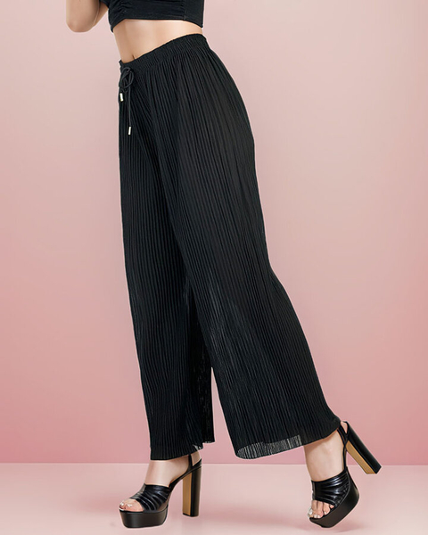 Royalfashion Women's wide pleated pants