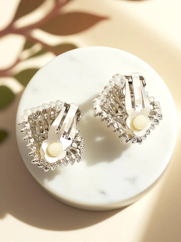 Royalfashion Женские клипсы с фианитами