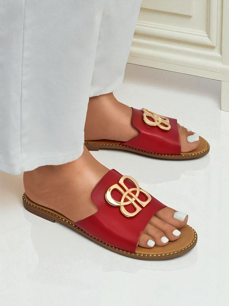 Royalfashion Women's flat sole slippers Heraklia