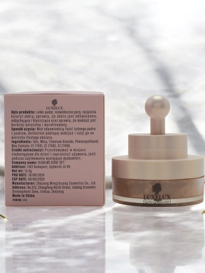 Luxelux Brīvi plānas pūderis ar sūkli sejai 04 13.5 g