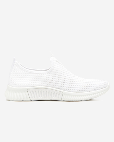 White women's slip-on sports shoes Banila - Footwear