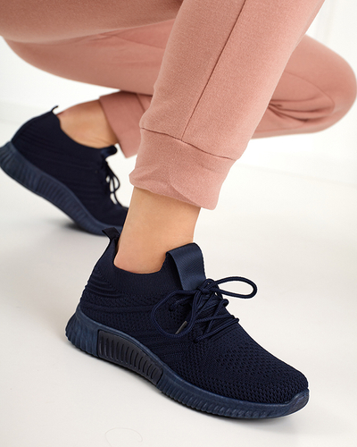 Темно-синие женсие кроссовки Merisal