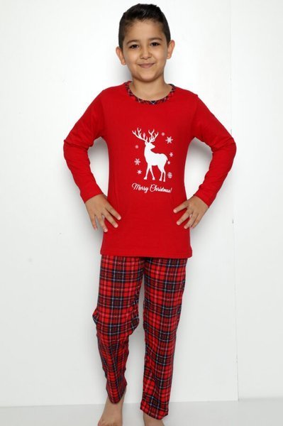 Children's red Christmas pajamas - Clothing