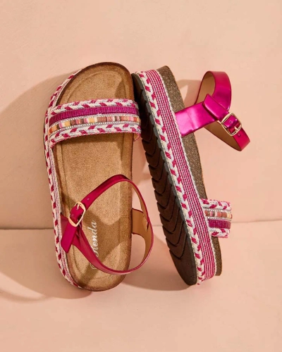 Royalfashion Sieviešu izšūtās sandales Mussir