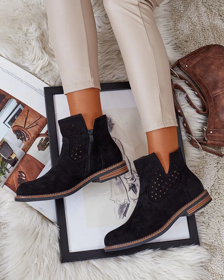 Royalfashion Light brown women's Rito boots