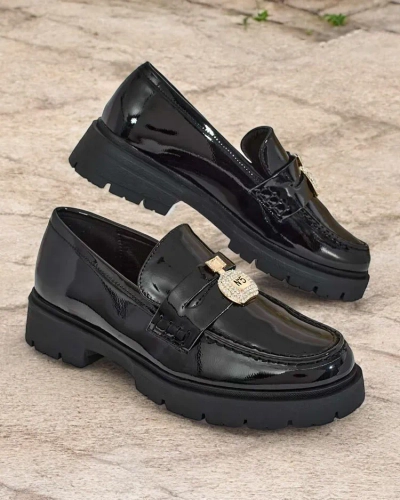 Royalfashion Sieviešu lakotas mokasīnas Bemies