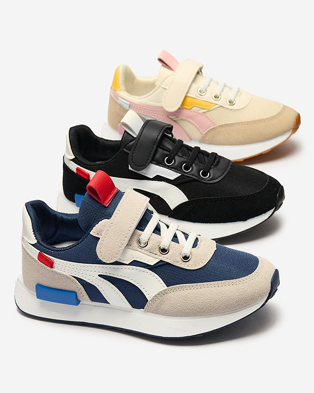 Спортивная обувь для девочек бежево-розового цвета Kaxo- Footwear