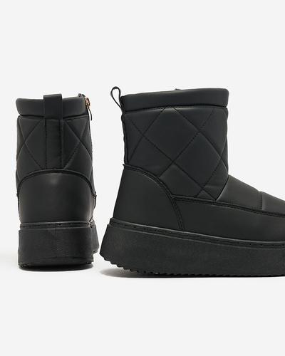 Royalfashion Black women's boots a'la snow boots Kacecica