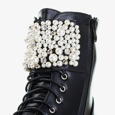 Black bags with Foga decorations - Footwear