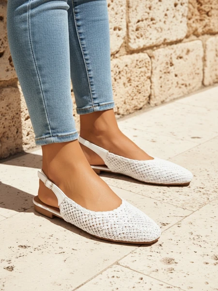 Royalfashion Women's Open-Heel Breeze Woven Sandals