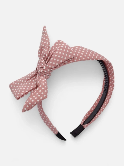 Royalfashion Women's Polka Dot Headband with Bow