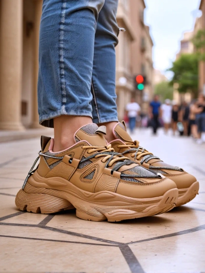 Royalfashion Sieviešu apavi uz bieza zole Reterri