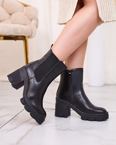 Royalfashion Black women's Atherta stiletto boots