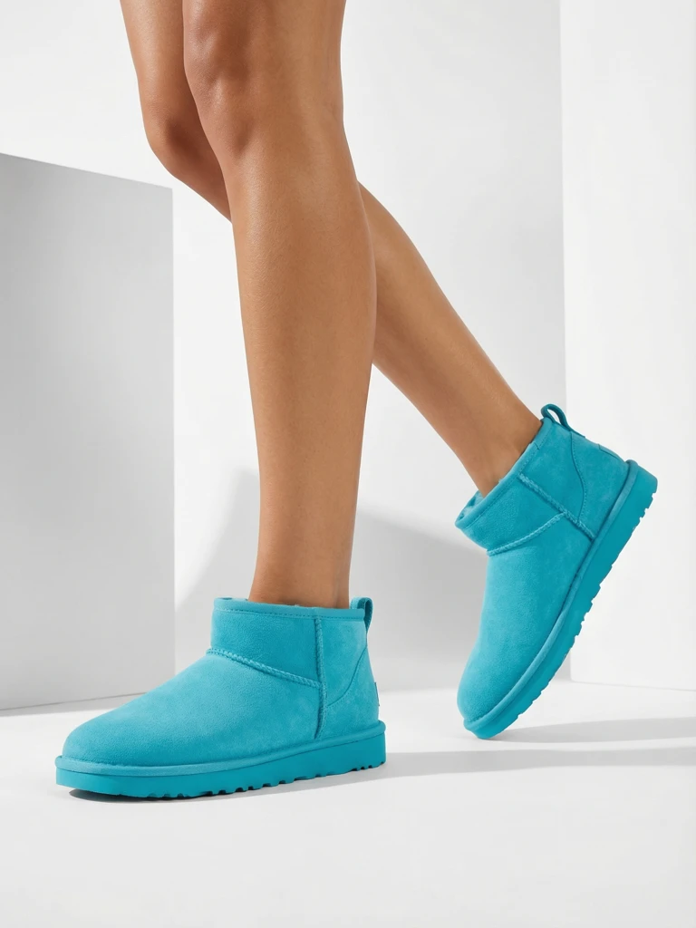 Royalfashion Short women's snow boots like Hozis