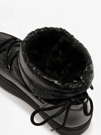 Royalfashion Women's slip-on boots a'la snow boots in black Vevnose