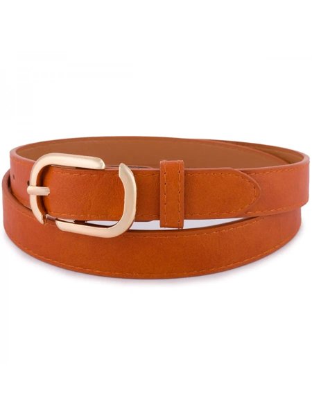 Royalfashion Women's narrow belt for trousers