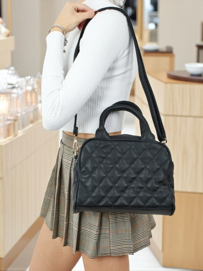 Small women's eco-leather bag Laretta