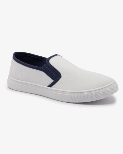 Royalfashion Baltas sieviešu slip on kedas Werixa