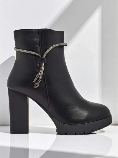 Women's Eco-Leather Heeled Ankle Boots Marellin