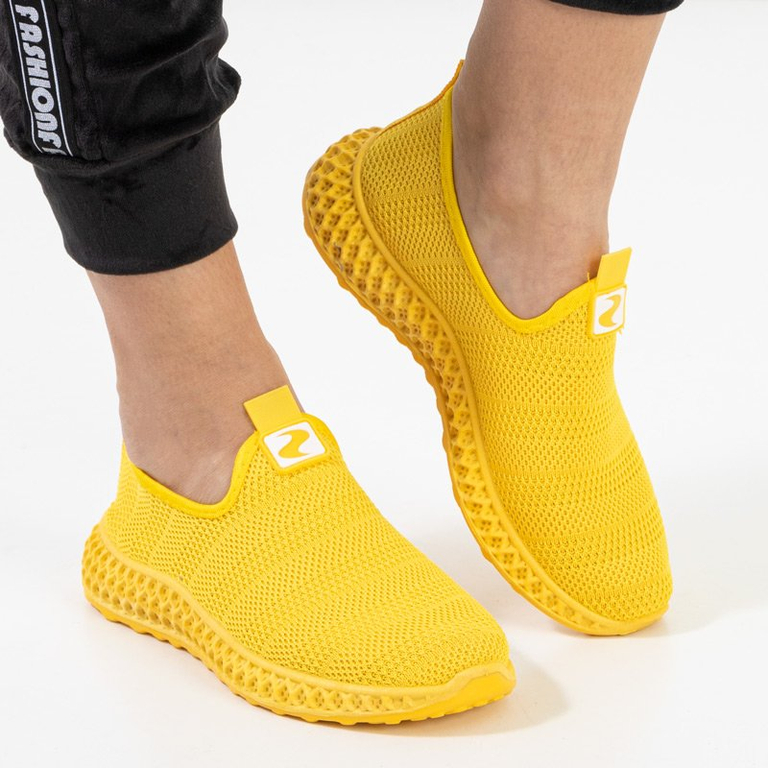 Yellow Nandini slip on trainers - Footwear