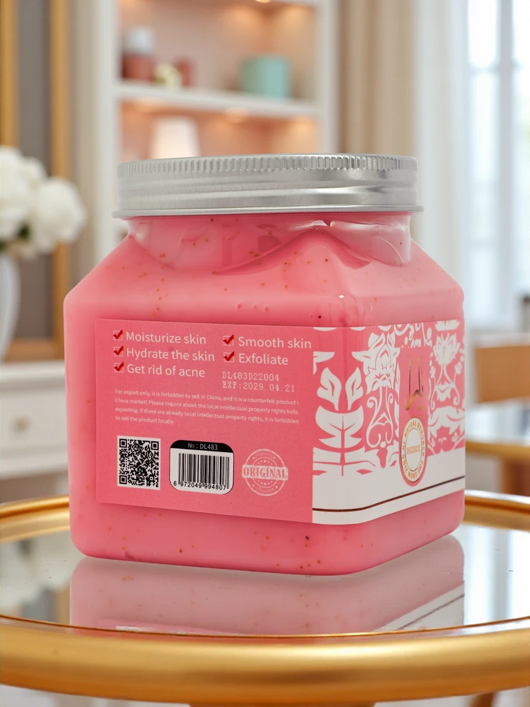 Drobnoziarnisty peeling do twarzy i ciała Berries