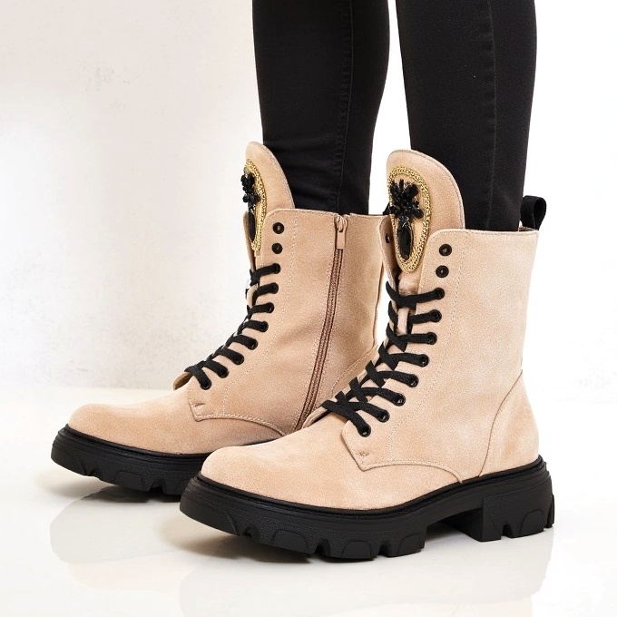 Royalfashion Eco-žakarda sieviešu darba zābaki Moxox