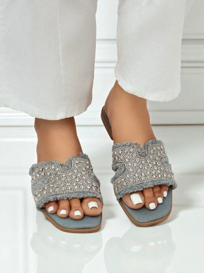 Royalfashion Sieviešu čības ar rhinestones CrystalEase