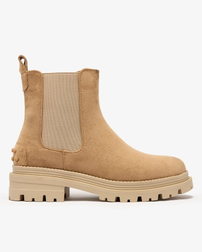 Royalfashion Женские утепленные сапоги верблюжьего цвета Comfy Walk