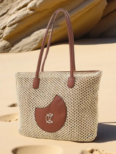 Royalfashion Large straw women's summer bag