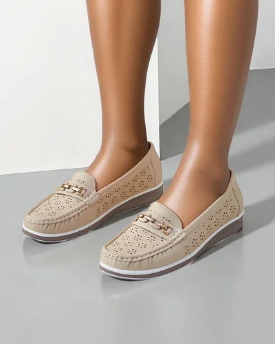Royalfashion Women's perforated moccasins Cerro