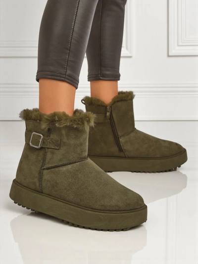 Royalfashion Krutkie buty a'la śniegowce damskie Aurelia Classico