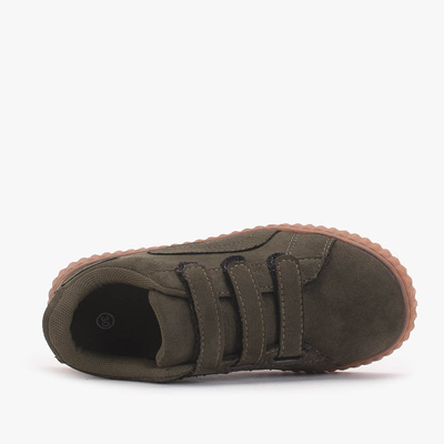 Dark green boys' sports shoes Jey - Footwear