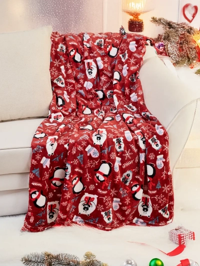 Royalfashion Christmas throw blanket 200x220
