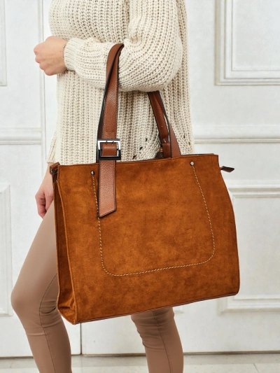 Women's shopper bag eco suede Daverna