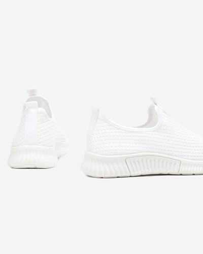 White women's slip-on sports shoes Banila - Footwear