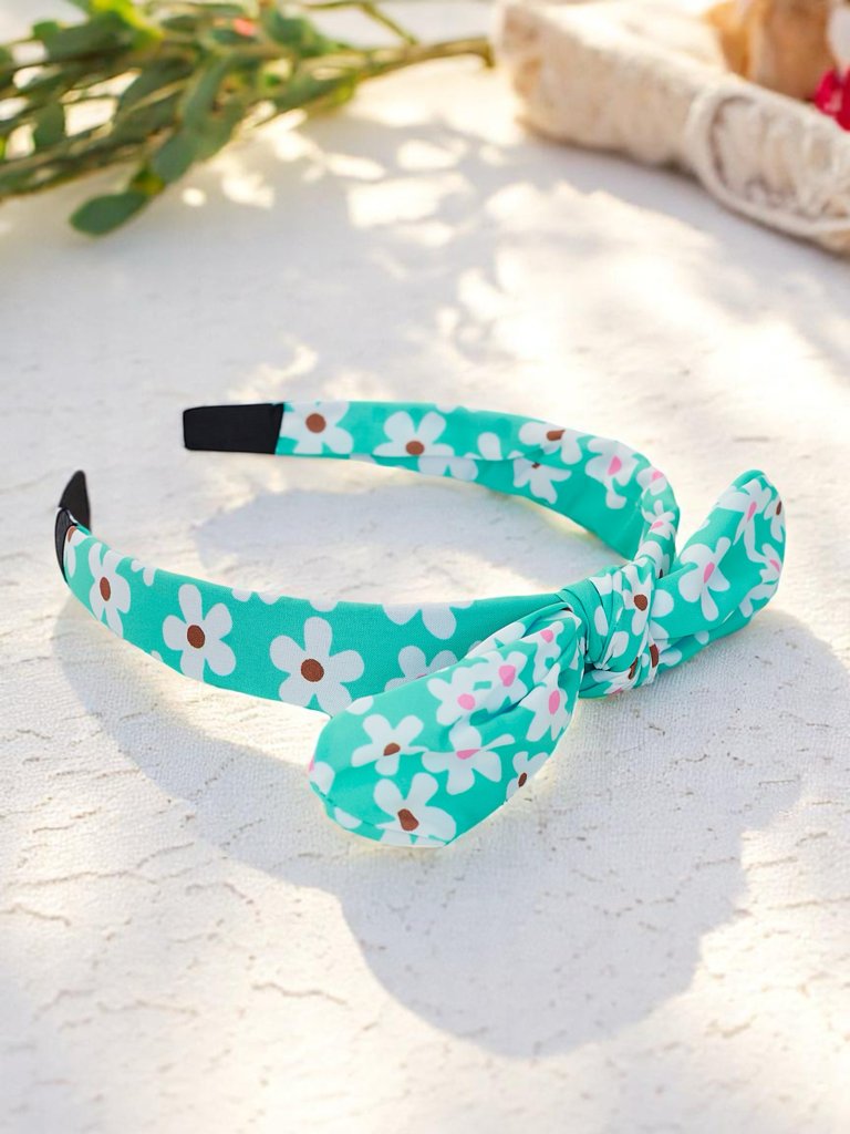 Royalfashion matu lenta ar bantiņu Florinka ziedos