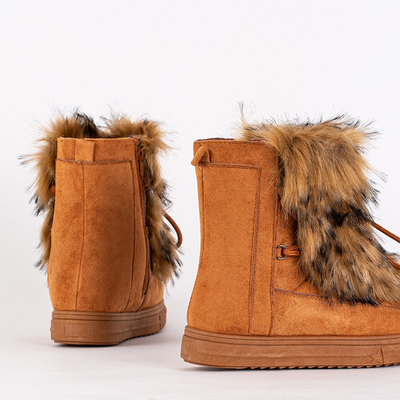 Women's camel snow boots Cerika - Footwear