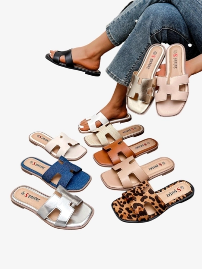 Royalfashion Women's flat sandals Eval