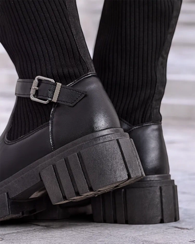 Royalfashion Sieviešu ielaiņošanas zābaki Bizirre