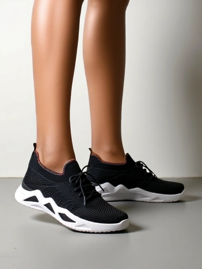 Royalfashion Women's slip-on fabric sports shoes Terrifa