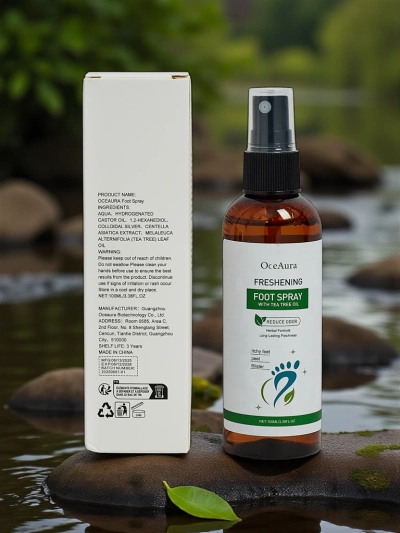 Spray odświeżający do stóp z olejkiem herbacianym