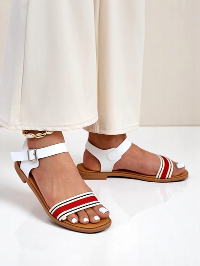 Royalfashion Sieviešu sandales ar plakanu zoli Naya