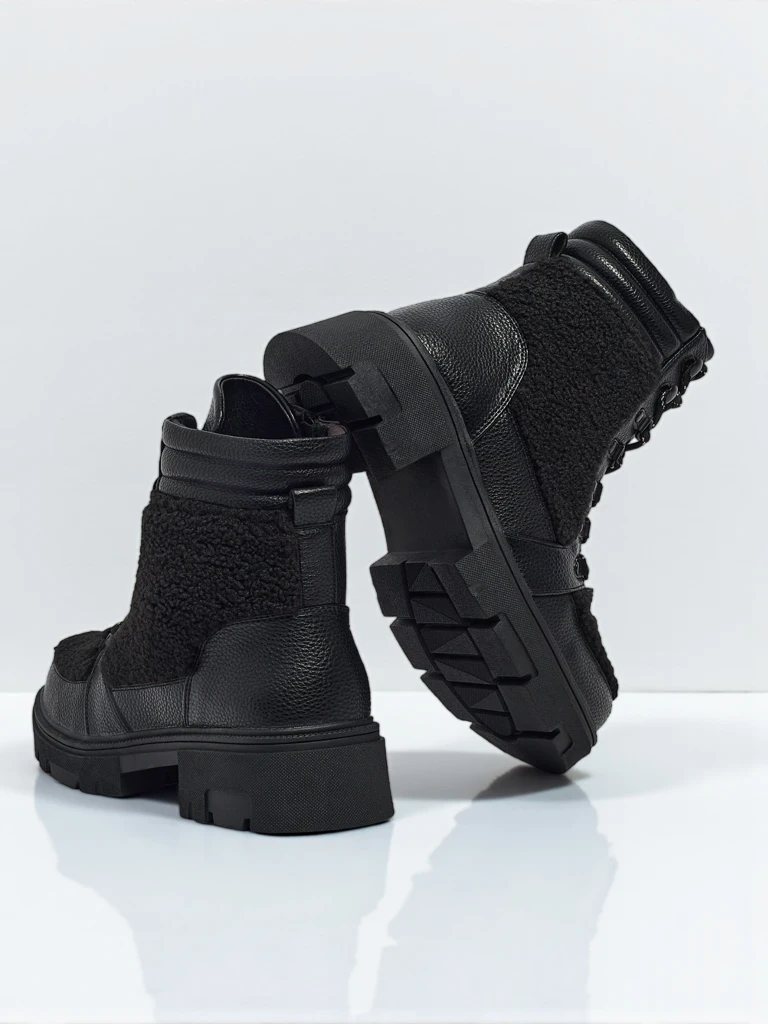 Women's worker boots with fur Ardella